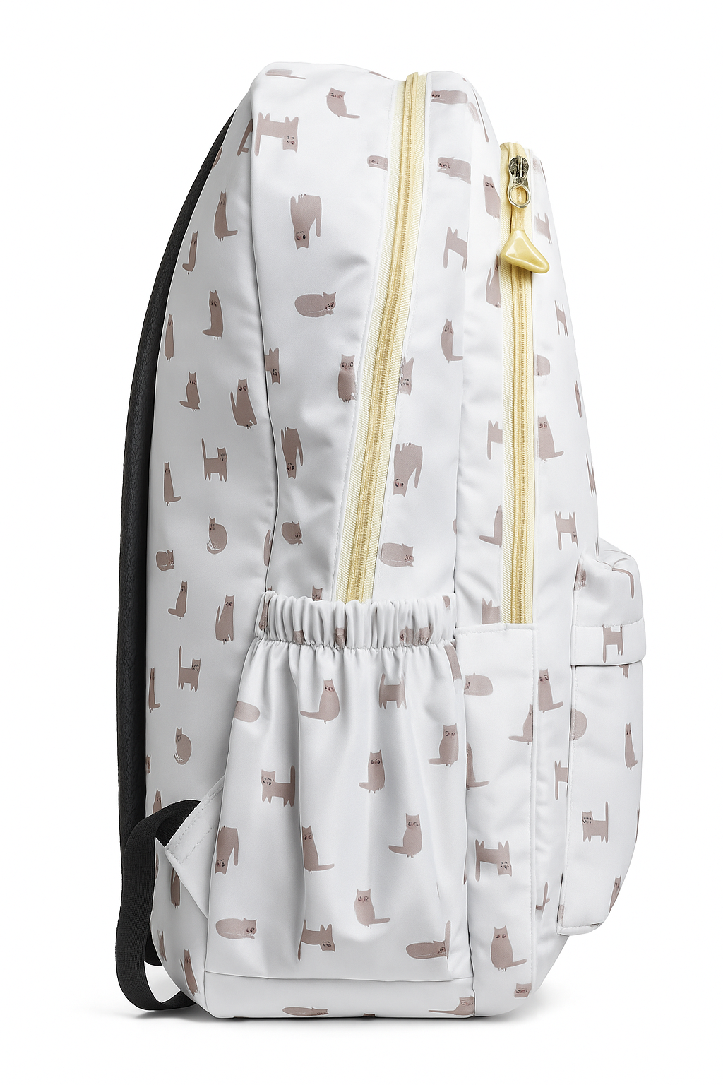 Cat Pattern Backpack with Mini Pouch – Stylish School & Travel Bag for Kids, Teens, and Adults