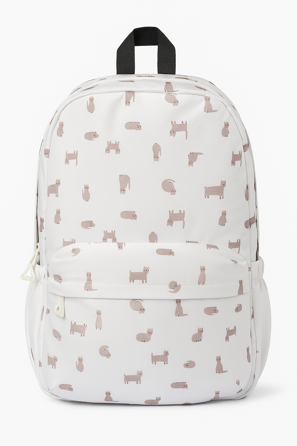 Cat Pattern Backpack with Mini Pouch – Stylish School & Travel Bag for Kids, Teens, and Adults