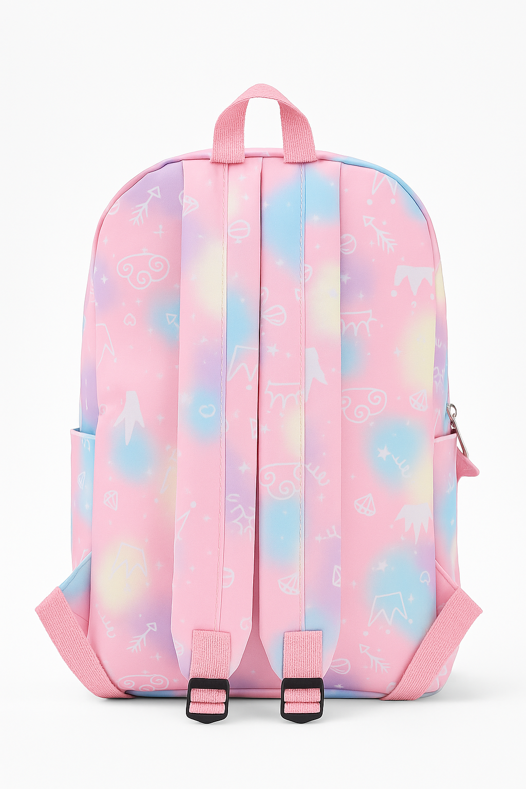 Fairyland Pastel Bunny Backpack – Cute Girls School Bag with Bunny Ear Design, Large Capacity Travel & Casual Use