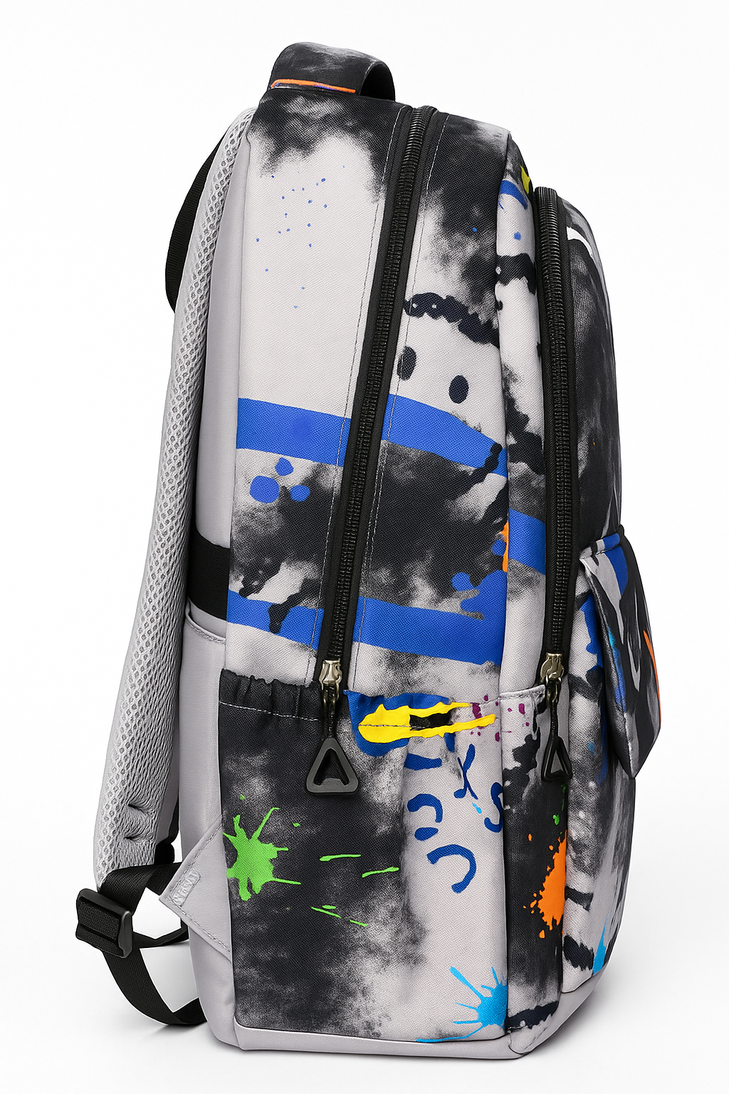 Trendy Printed School & Travel Backpack – Multi-Compartment Durable Bag for Teens & Adults