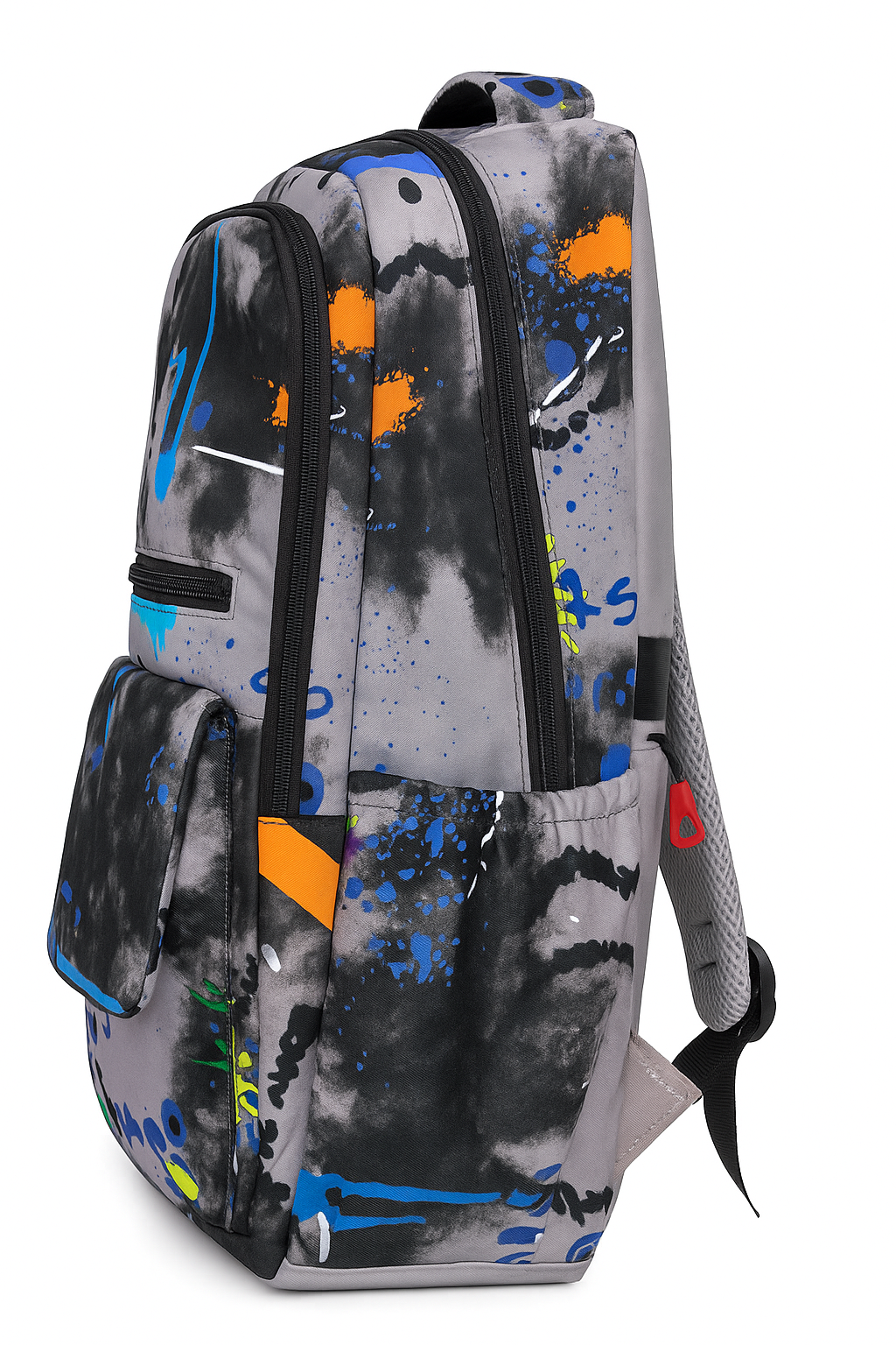 Trendy Printed School & Travel Backpack – Multi-Compartment Durable Bag for Teens & Adults