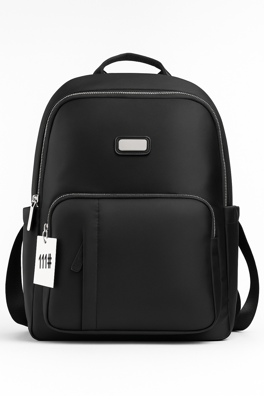 Premium Black Laptop Backpack – Modern College, Office & Travel Shoulder Bag with Multi-Pockets for Women