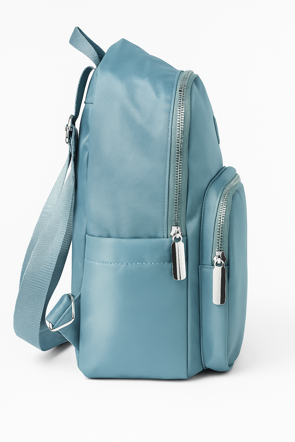 Premium Teal Laptop Backpack – Stylish College, Office & Travel Shoulder Bag with Multi-Pockets for Women