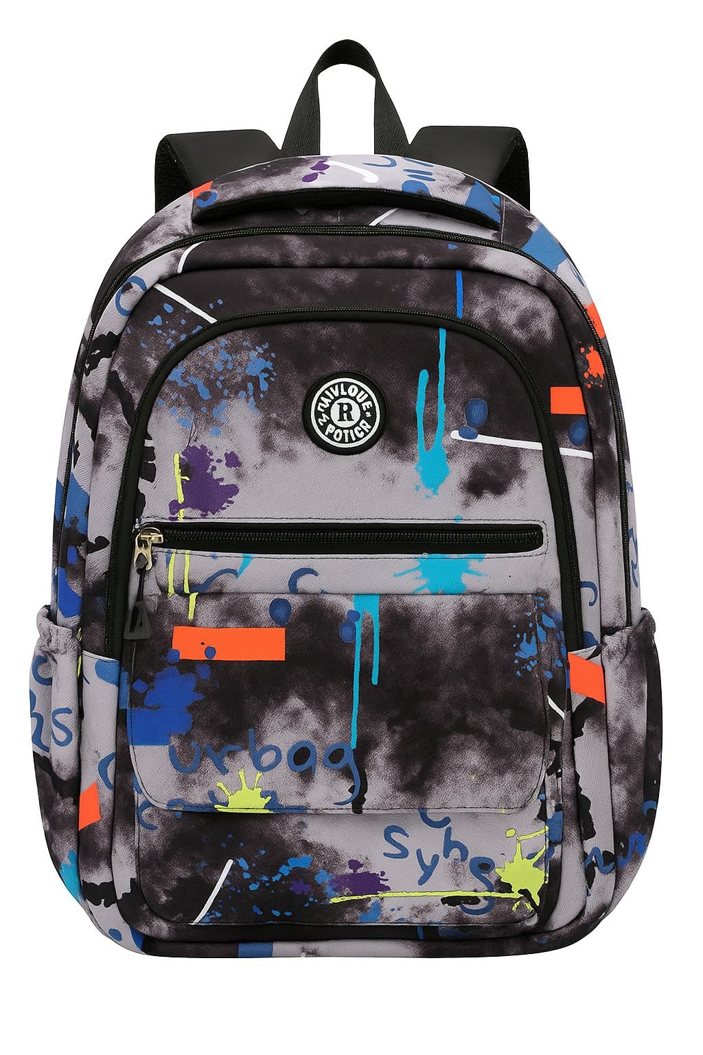 Trendy Printed School & Travel Backpack – Multi-Compartment Durable Bag for Teens & Adults